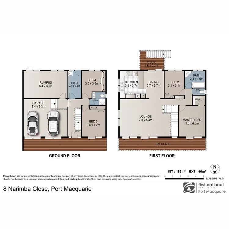 Floorplan of Homely house listing, 8 Narimba Close, Port Macquarie NSW 2444