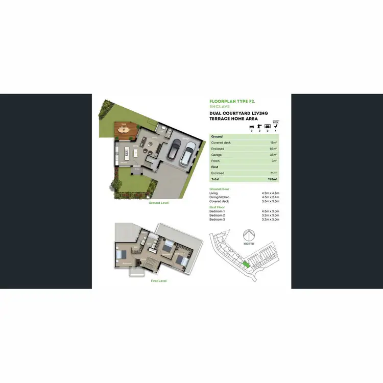 Floorplan of Homely townhouse listing, 35 Azure Way, Hope Island QLD 4212