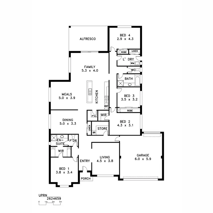 Floorplan of Homely house listing, 3 Pindana Way, Port Kennedy WA 6172