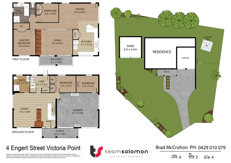 Floorplan of Homely house listing, 4 Engert Street, Victoria Point QLD 4165