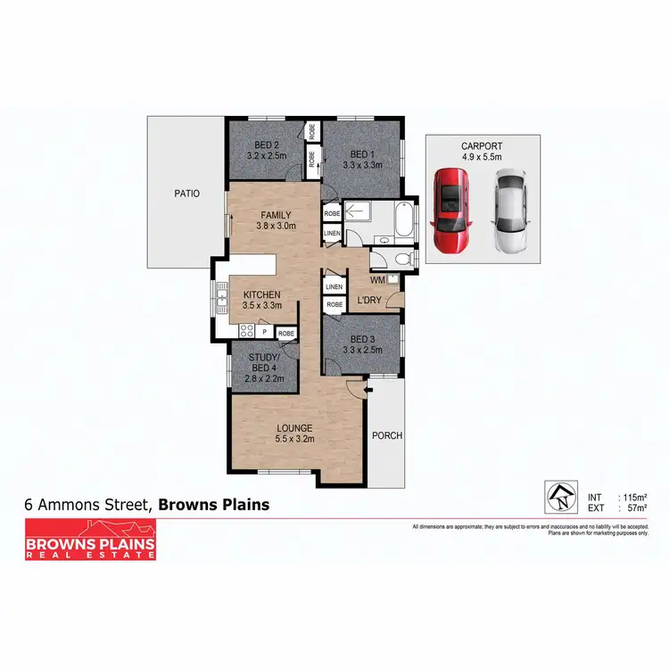Floorplan of Homely house listing, 6 Ammons Street, Browns Plains QLD 4118