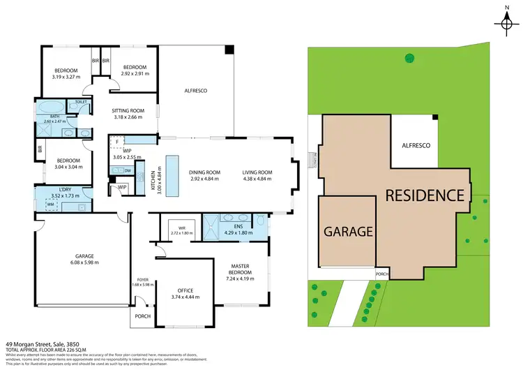 Floorplan of Homely house listing, 49 Morgan Street, Sale VIC 3850