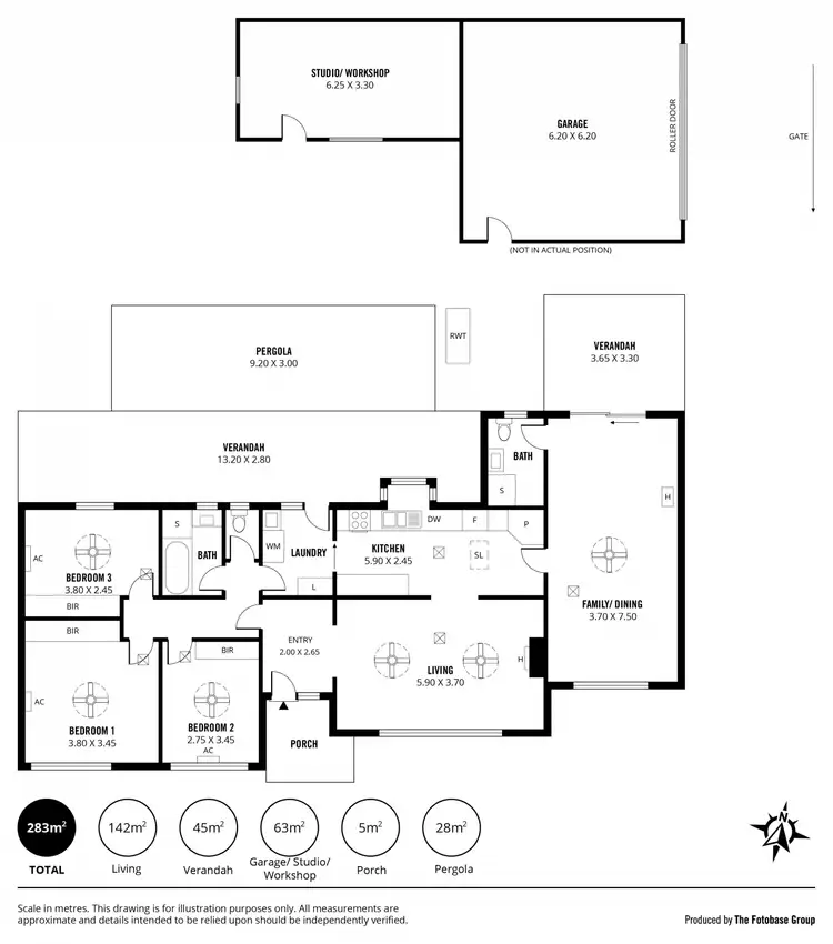 Floorplan of Homely house listing, 1 Holt Street, Netley SA 5037