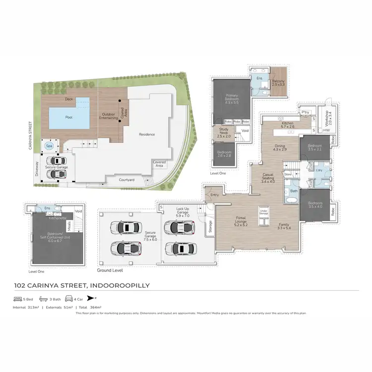 Floorplan of Homely house listing, 102 Carinya Street, Indooroopilly QLD 4068