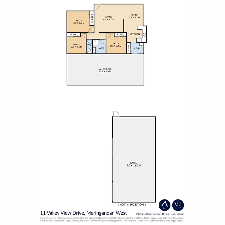 Floorplan of Homely house listing, 11 Valley View Drive, Meringandan West QLD 4352