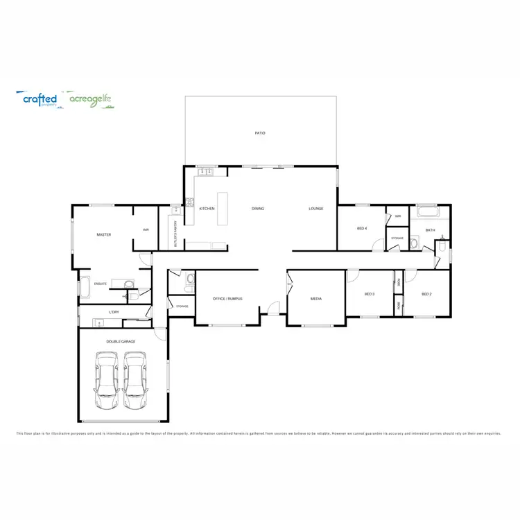 Floorplan of Homely rural property listing, 44 Doyle Road, South Maclean QLD 4280