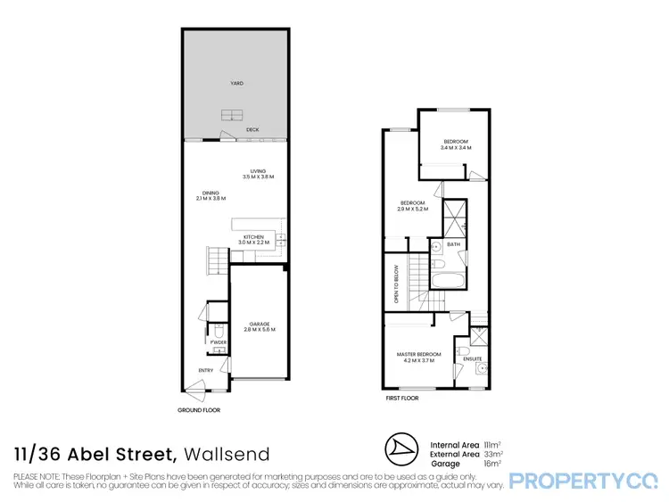 Floorplan of Homely house listing, 11/36 Abel Street, Wallsend NSW 2287