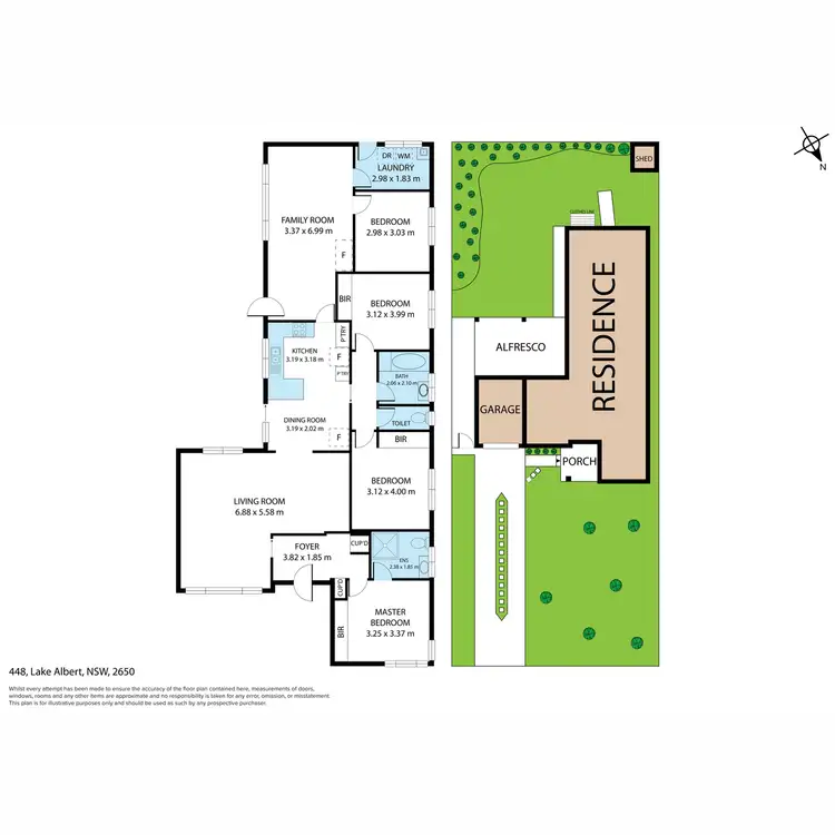 Floorplan of Homely house listing, 448 Lake Albert Road, Lake Albert NSW 2650