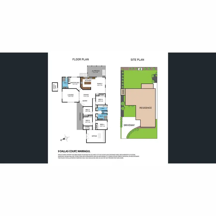 Floorplan of Homely house listing, 9 Dallas Court, Warragul VIC 3820