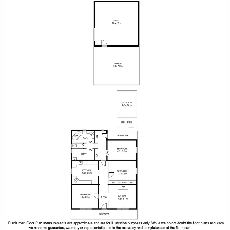 Floorplan of Homely house listing, 92 Bertha Street, Mount Gambier SA 5290