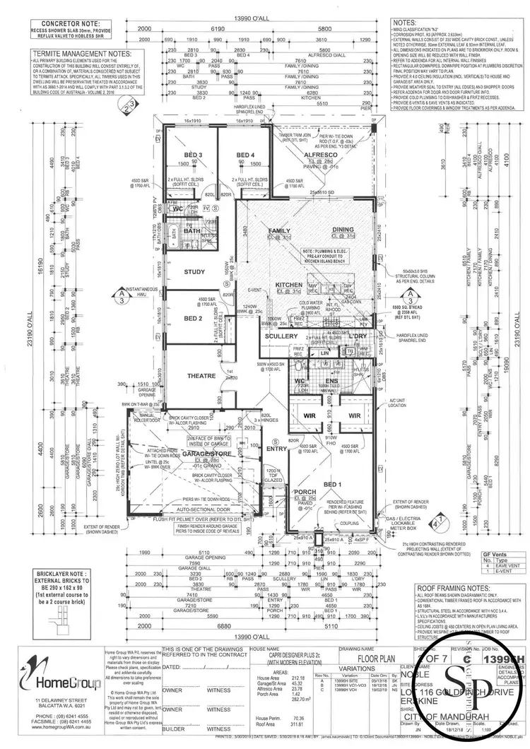 Floorplan of Homely house listing, 29 Goldfinch Drive, Erskine WA 6210