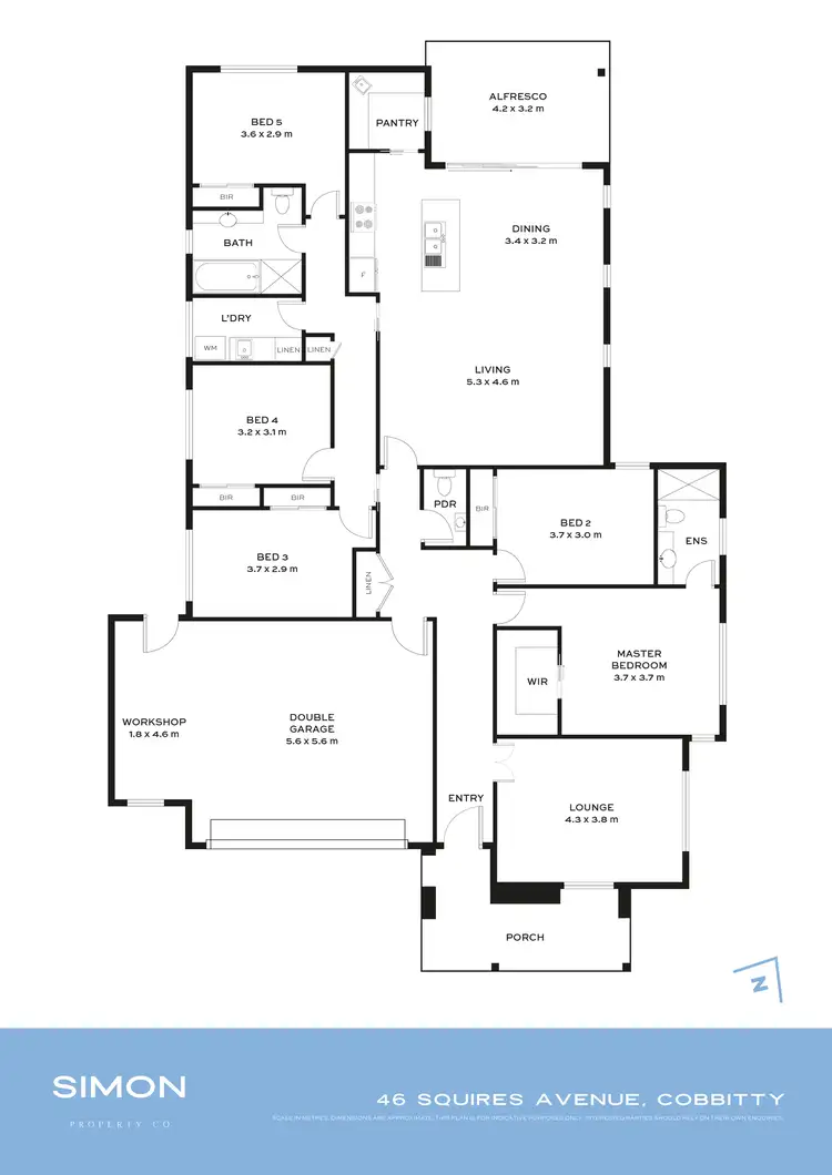 Floorplan of Homely house listing, 46 Squires Avenue, Cobbitty NSW 2570