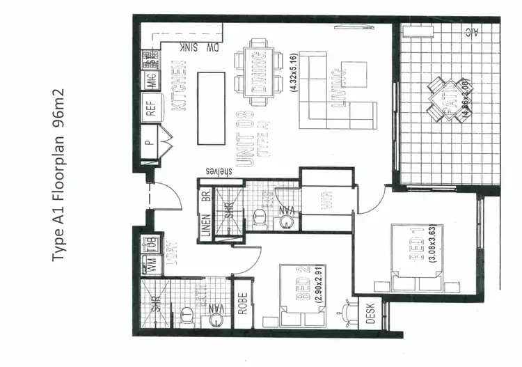 Floorplan of Homely unit listing, 30/30 Careel Close, Helensvale QLD 4212