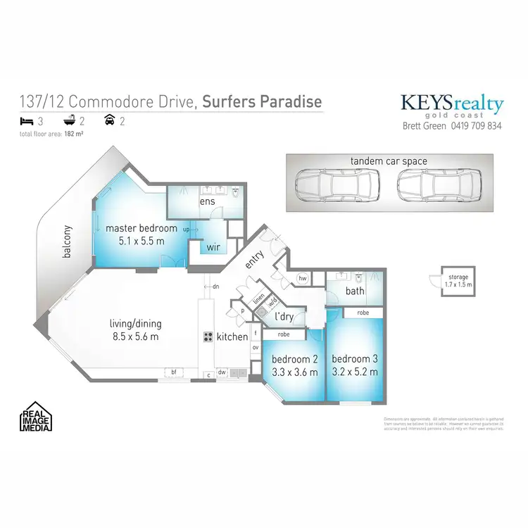 Floorplan of Homely apartment listing, 137/12 Commodore Drive, Paradise Waters QLD 4217