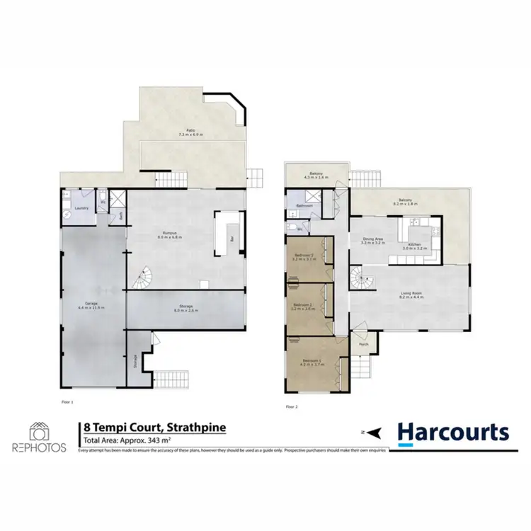 Floorplan of Homely house listing, 8 Tempi Court, Strathpine QLD 4500