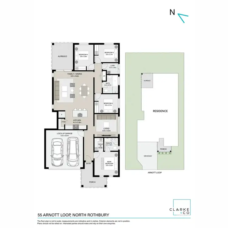 Floorplan of Homely house listing, 55 Arnott Loop, North Rothbury NSW 2335