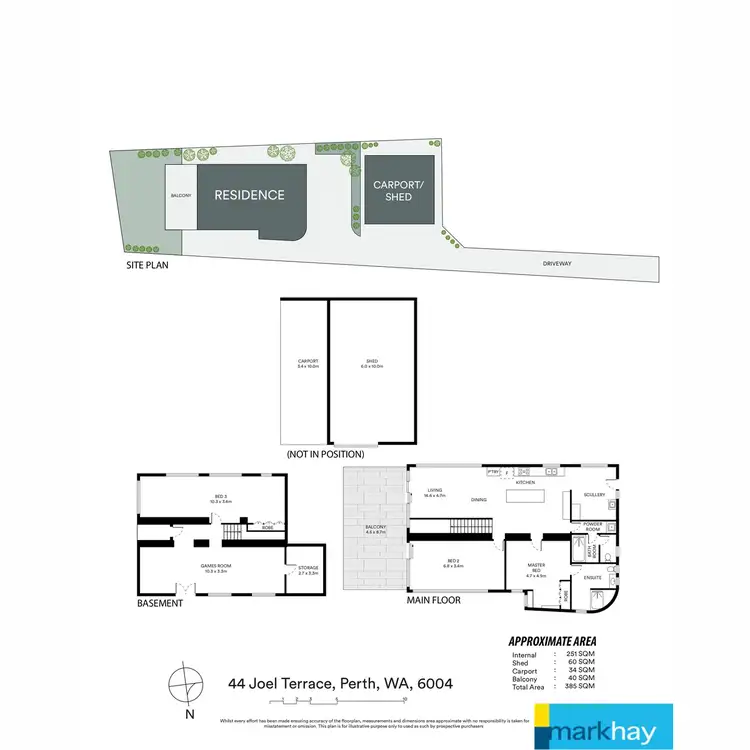 Floorplan of Homely house listing, 44 Joel Terrace, East Perth WA 6004