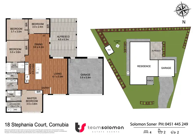 Floorplan of Homely house listing, 18 Stephania Court, Cornubia QLD 4130
