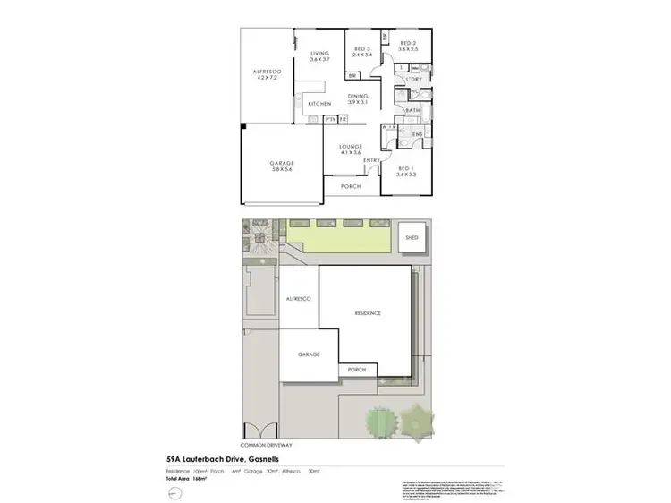 Floorplan of Homely house listing, 59A Lauterbach Drive, Gosnells WA 6110