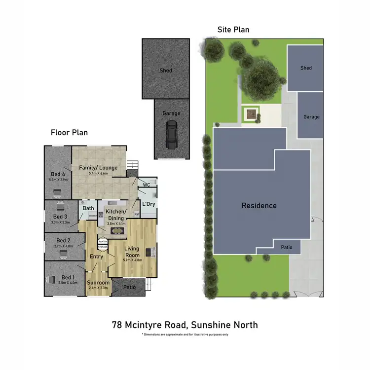 Floorplan of Homely house listing, 78 Mcintyre Road, Sunshine North VIC 3020