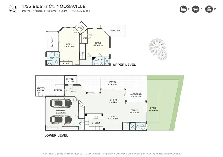 Floorplan of Homely unit listing, 1/35 Bluefin Court, Noosaville QLD 4566