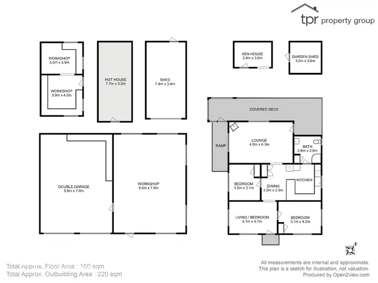 Floorplan of Homely house listing, 28 White Cliffs Road, Brooks Bay TAS 7116