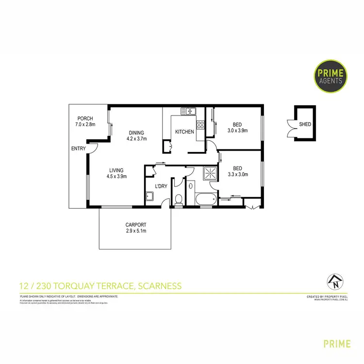 Floorplan of Homely unit listing, 12/230 Torquay Terrace (via Freshwater Street), Torquay QLD 4655