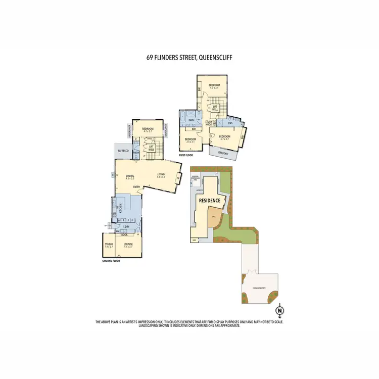 Floorplan of Homely house listing, 69 Flinders Street, Queenscliff VIC 3225