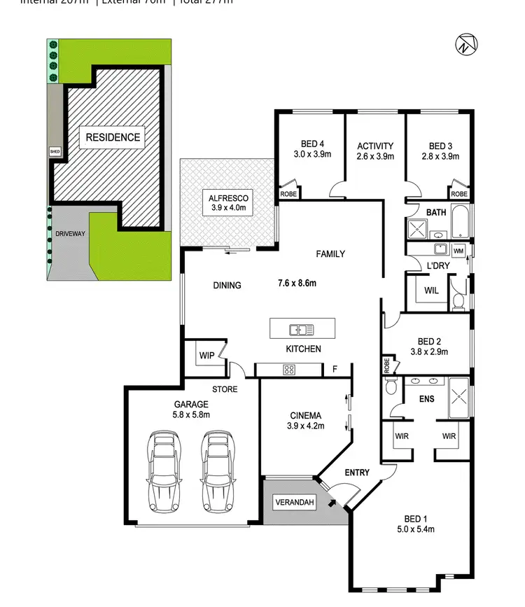 Floorplan of Homely house listing, 3 Fallow Street, Karnup WA 6176