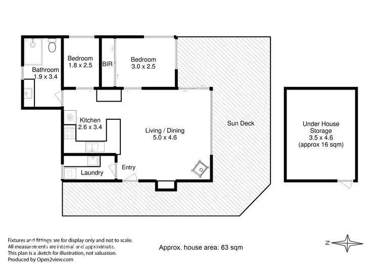 Floorplan of Homely house listing, 1526 Esperance Coast Road, Dover TAS 7117