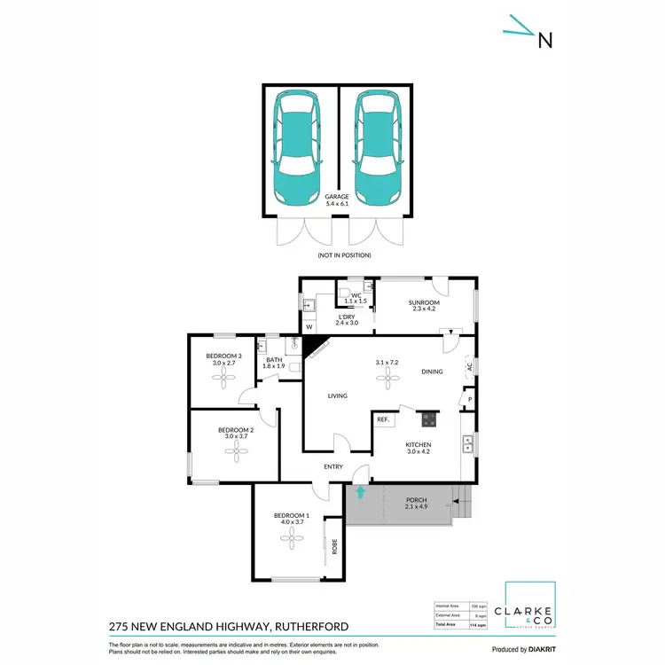 Floorplan of Homely house listing, 275 New England Highway, Rutherford NSW 2320