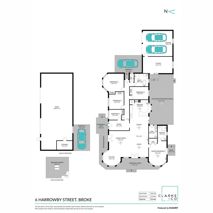 Floorplan of Homely house listing, 6 Harrowby Street, Broke NSW 2330