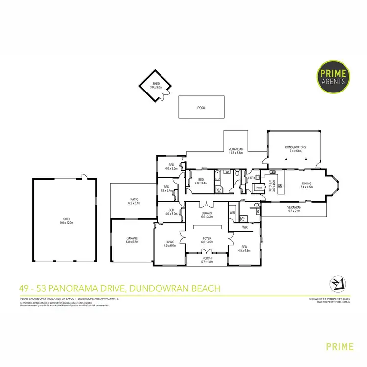 Floorplan of Homely house listing, 49-53 Panorama Drive, Dundowran Beach QLD 4655