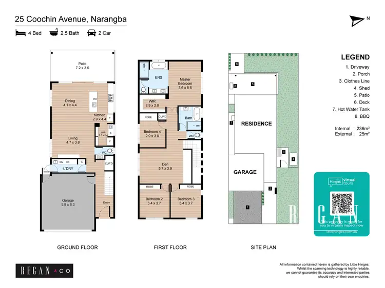 Floorplan of Homely house listing, 25 Coochin Avenue, Narangba QLD 4504