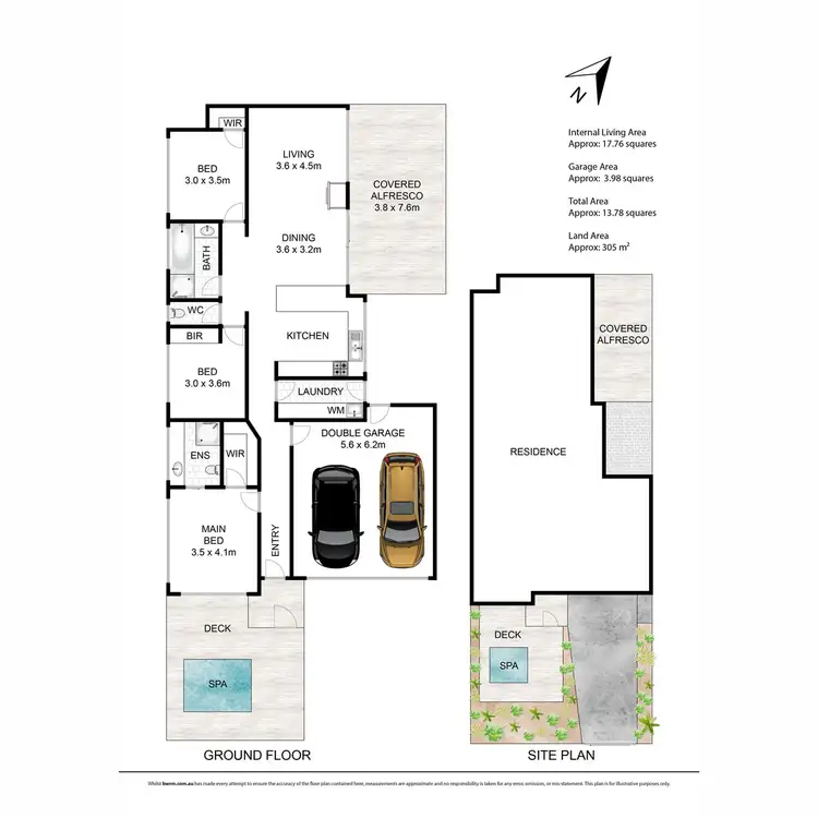 Floorplan of Homely unit listing, 1/21 Dromana Parade, Safety Beach VIC 3936