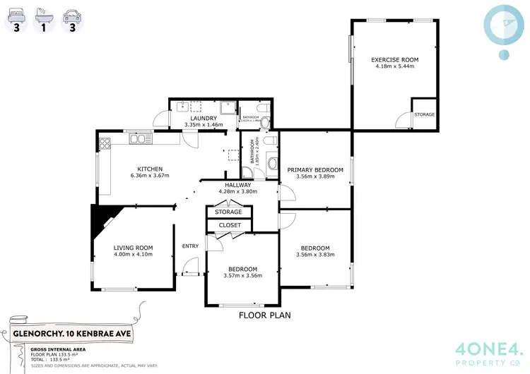 Floorplan of Homely house listing, 10 Kenbrae Avenue, Glenorchy TAS 7010