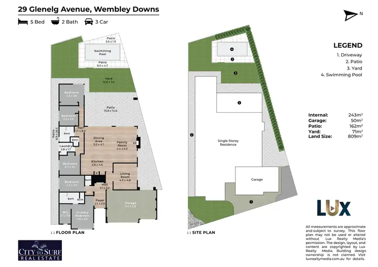 Floorplan of Homely house listing, 29 Glenelg Avenue, Wembley Downs WA 6019