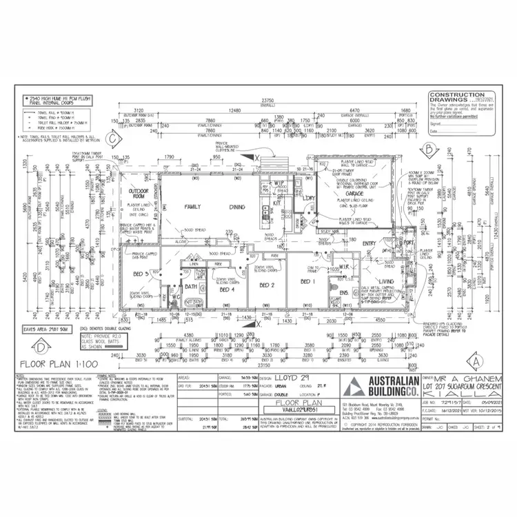 Floorplan of Homely house listing, 20 Sugargum Crescent, Kialla VIC 3631