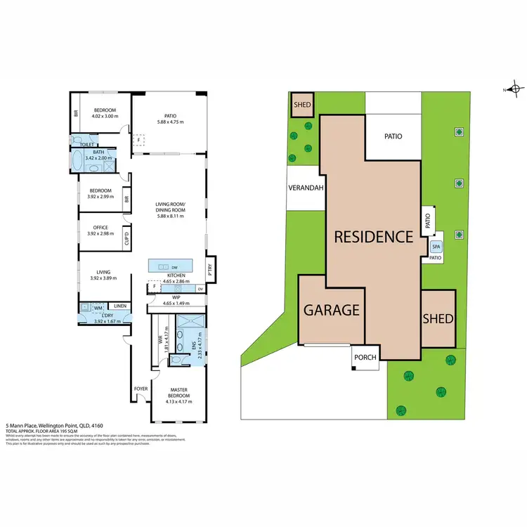Floorplan of Homely house listing, 5 Mann Place, Wellington Point QLD 4160