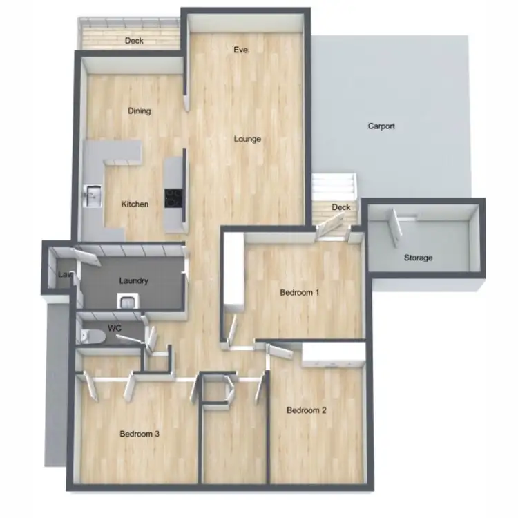 Floorplan of Homely house listing, 32 Aubigny Road, Oakey QLD 4401