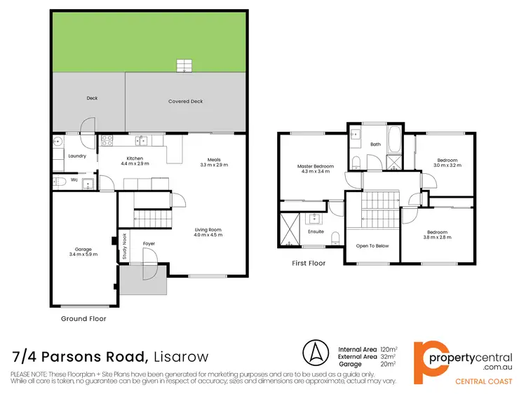 Floorplan of Homely townhouse listing, 7/4 Parsons Road, Lisarow NSW 2250