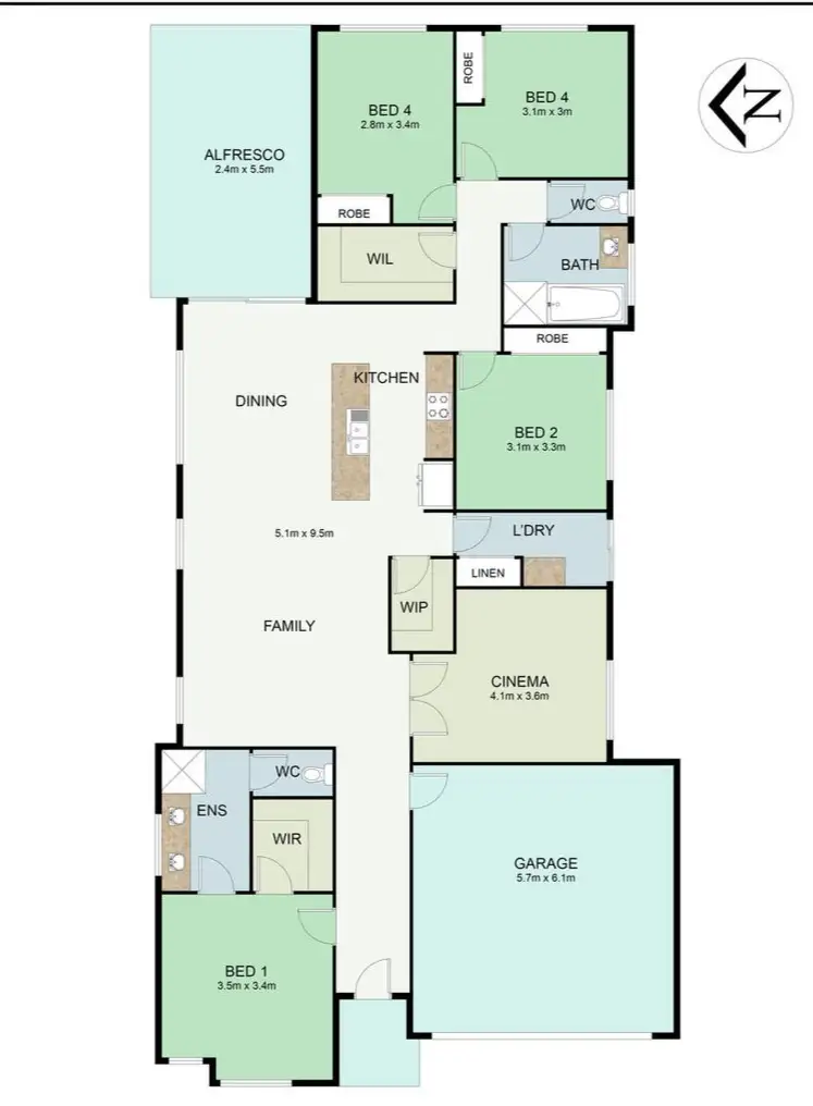 Floorplan of Homely house listing, 22 Baveno Road, Beeliar WA 6164