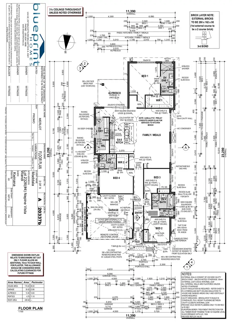 Floorplan of Homely house listing, 4 Nepine Vista, Wandi WA 6167