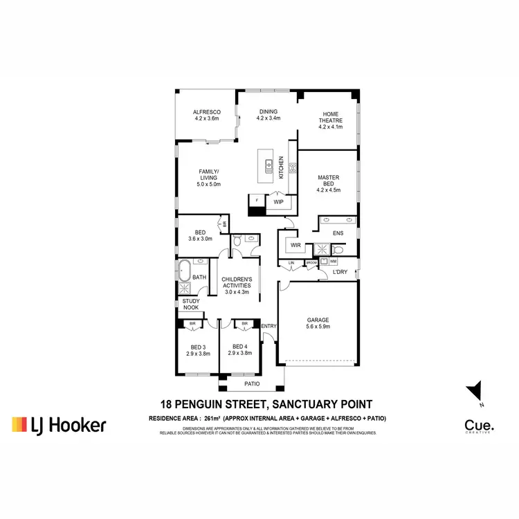 Floorplan of Homely house listing, 18 Penguin Street, Sanctuary Point NSW 2540