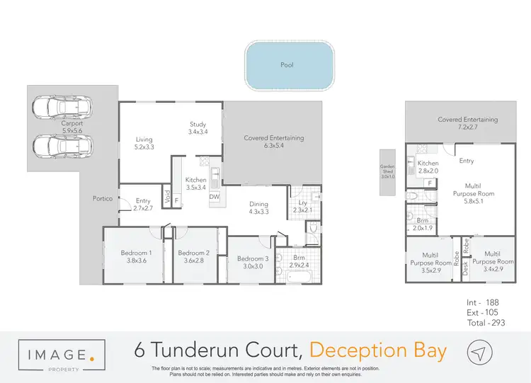 Floorplan of Homely house listing, 6 Tunderun Court, Deception Bay QLD 4508