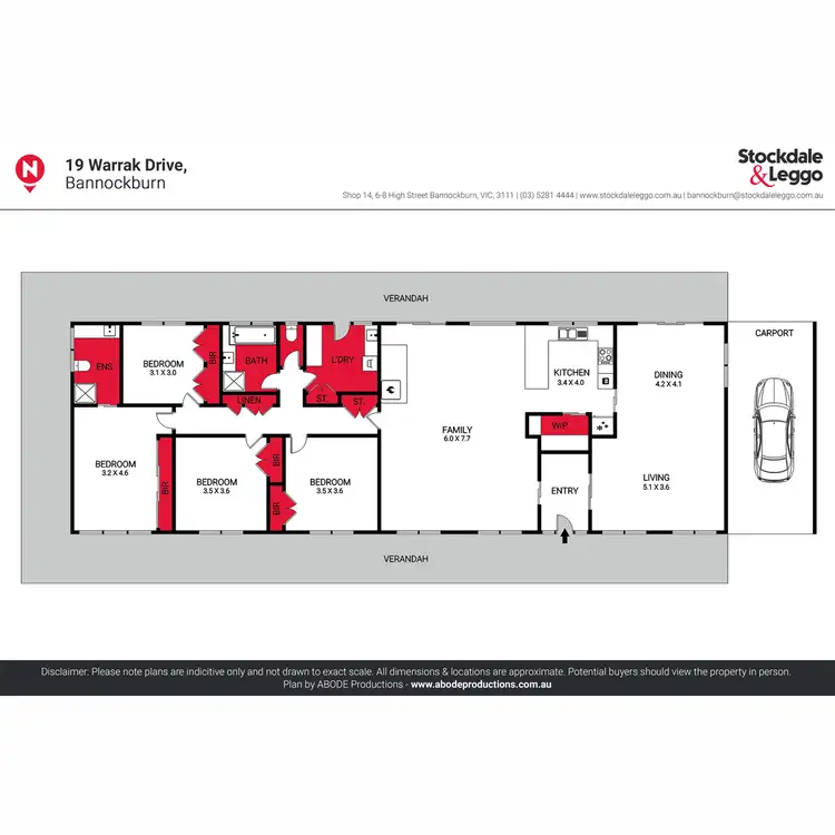 Floorplan of Homely house listing, 19 Warrak Drive, Bannockburn VIC 3331