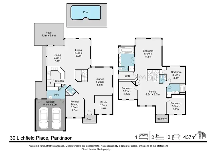 Floorplan of Homely house listing, 30 Lichfield Place, Parkinson QLD 4115