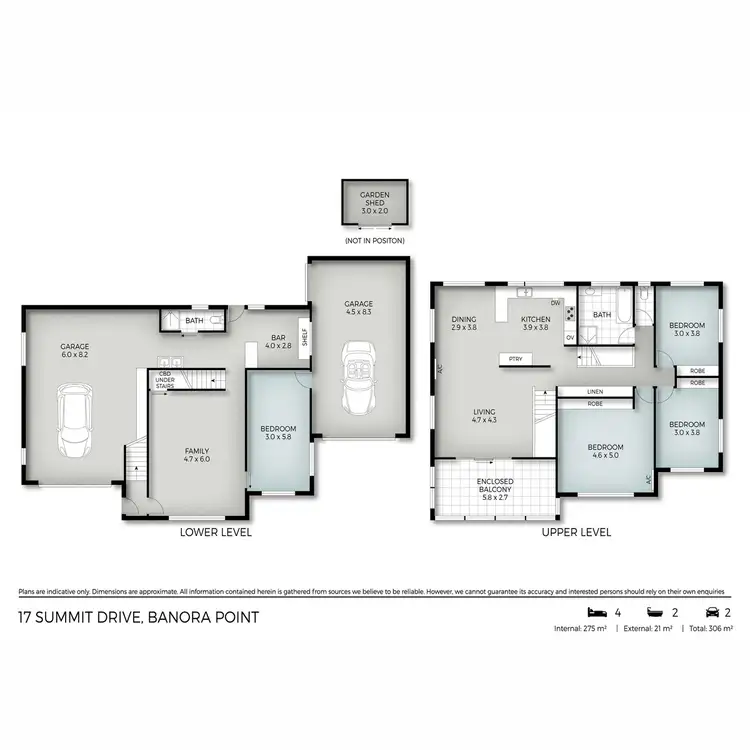 Floorplan of Homely house listing, 17 Summit Drive, Banora Point NSW 2486