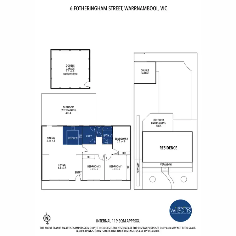 Floorplan of Homely house listing, 6 Fotheringham Street, Warrnambool VIC 3280