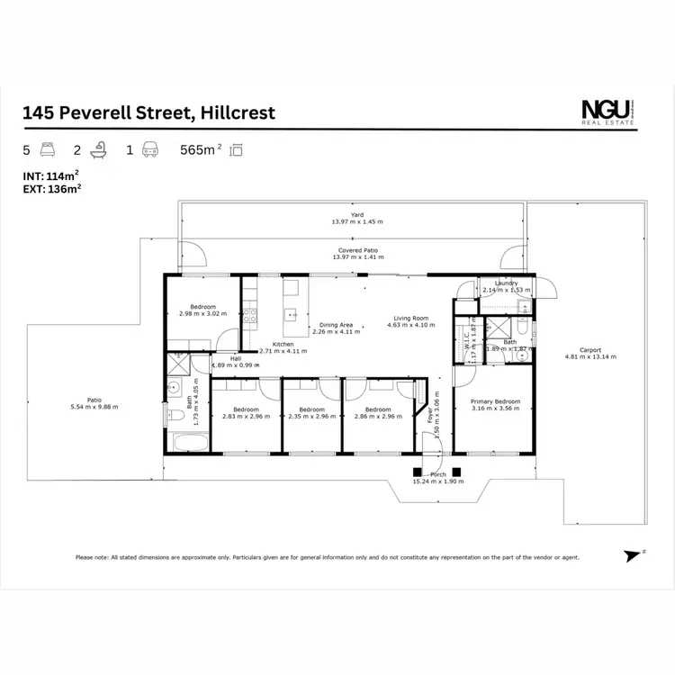 Floorplan of Homely house listing, 145 Peverell Street, Hillcrest QLD 4118